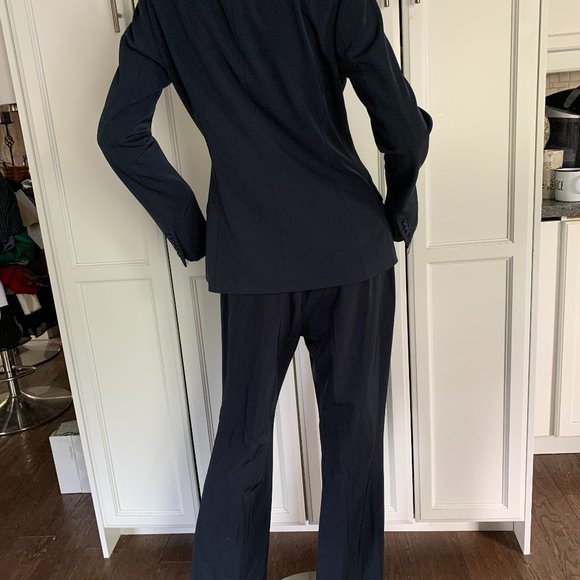 Tahari pantsuit 6 jacket 8 pants dusty blue - Picture 7 of 7